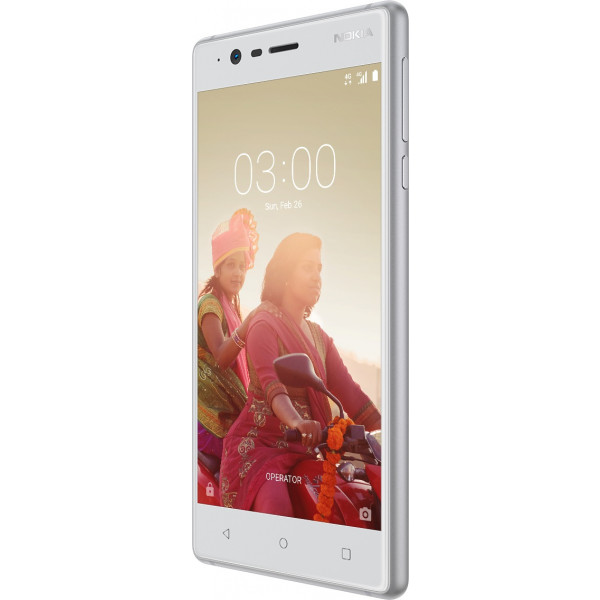 Фото - Смартфон Nokia 3 Dual Sim Silver White