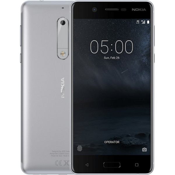 Фото - Смартфон Nokia 5 Dual Sim Silver White