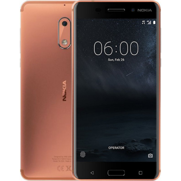 Фото - Смартфон Nokia 6 Dual Sim Copper