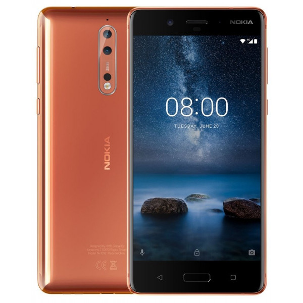 Фото - Смартфон Nokia 8 Dual Sim Copper White