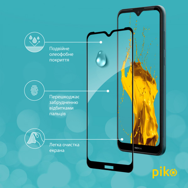 Фото - Захисне скло для смартфону Piko Full Glue for Nokia C30 4G (1283126528842)
