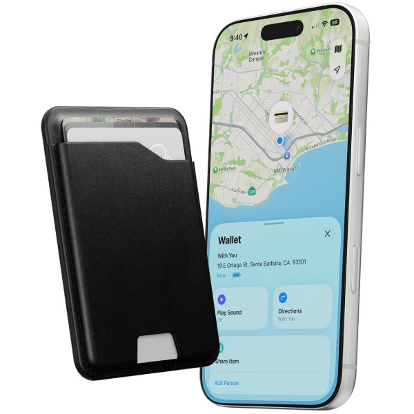 Фото - Чехол для смартфона Nomad Leather Mag Wallet with Find My Tracking Camino Black (NM011741858)