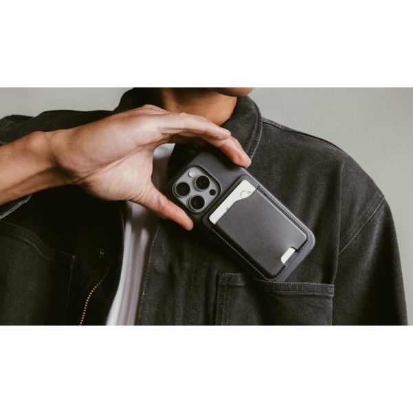 Фото - Чехол для смартфона Nomad Leather Mag Wallet with Find My Tracking Camino Black (NM011741858)