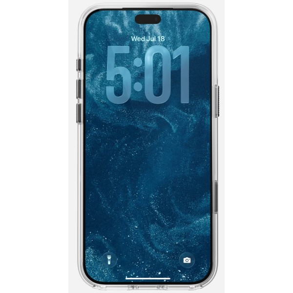 Фото - Чохол для смартфона Nomad Clear Leather Case Horween Rustic Brown for iPhone 18 Pro Max/17 Pro Max (NM017750858)