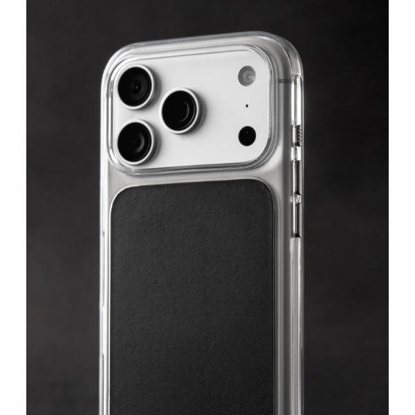 Фото - Чехол для смартфона Nomad Clear Leather Case Horween Black for iPhone 18 Pro Max/17 Pro Max (NM017767858)