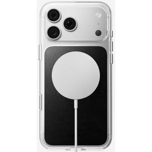 Фото - Чехол для смартфона Nomad Clear Leather Case Horween Black for iPhone 18 Pro Max/17 Pro Max (NM017767858)