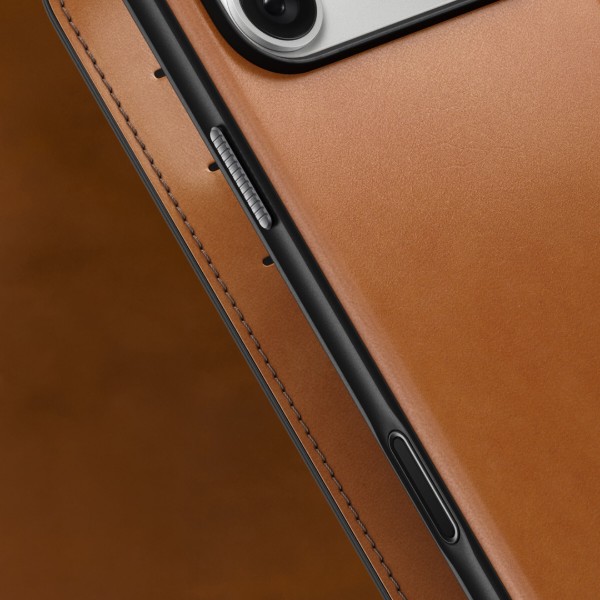 Фото - Чохол для смартфона Nomad Modern Leather Folio Case Horween Saddle for iPhone 18 Pro Max/17 Pro Max (NM009001858)