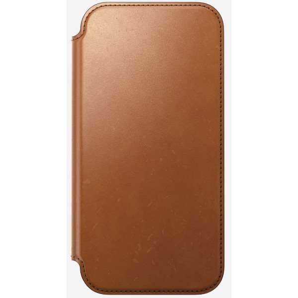Фото - Чохол для смартфона Nomad Modern Leather Folio Case Horween Saddle for iPhone 18 Pro Max/17 Pro Max (NM009001858)