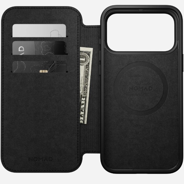 Фото - Чохол для смартфона Nomad Modern Leather Folio Case Camino Black for iPhone 18 Pro Max/17 Pro Max (NM009032858)