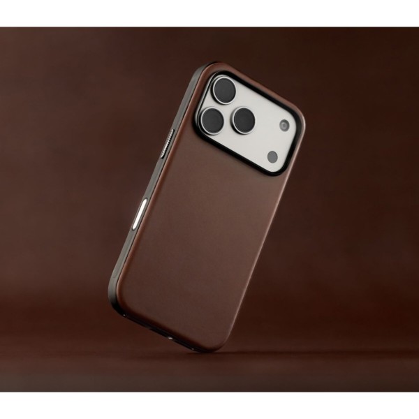 Фото - Чохол для смартфона Nomad Modern Leather Case Horween Rustic Brown for iPhone 18 Pro Max/17 Pro Max (NM009117858)