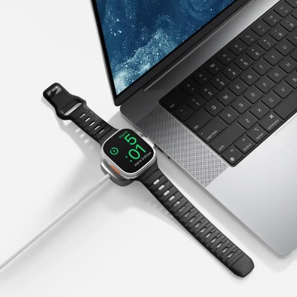 Фото - Кабель для зарядки Nomad USB-C Kevlar Universal Cable White for Apple Watch (1.5 m) (NM014667858)