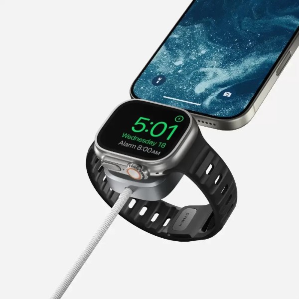 Фото - Кабель для зарядки Nomad USB-C Kevlar Universal Cable White for Apple Watch (1.5 m) (NM014667858)