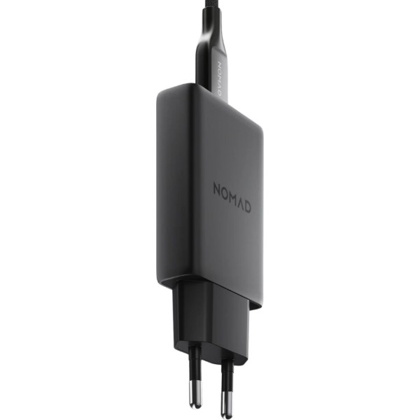 Фото - Мережевий зарядний пристрій Nomad USB-C GaN 40W Slim EU Power Adapter Carbide (NM014773858)