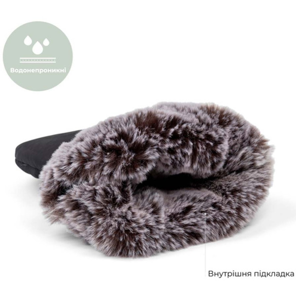 Фото - Муфта-рукавиці для коляски Noordi чорні (PP151/9)