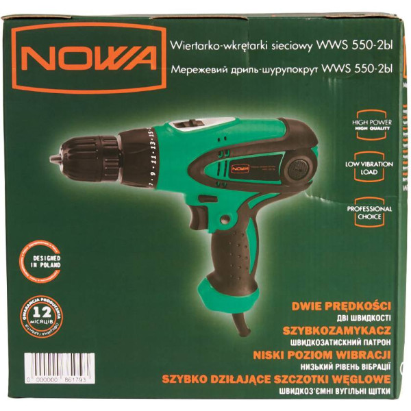 Фото - Електродриль Nowa WWS 550-2bl