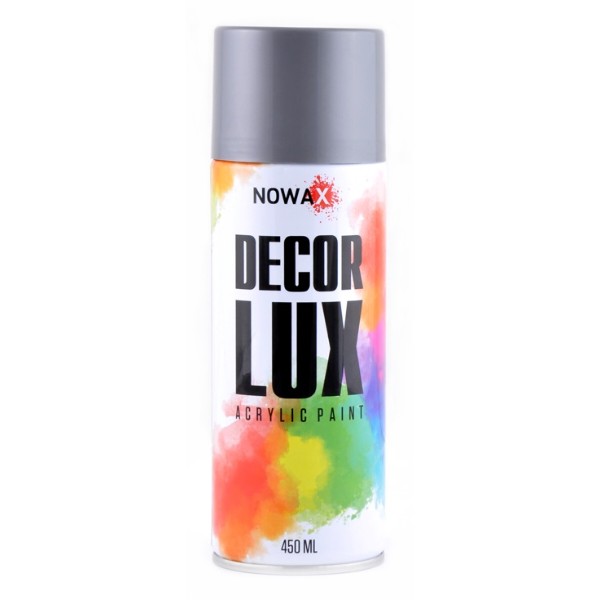 Фото - Фарба для авто NOWAX Spray 450 мл срібний металік (NX65044)