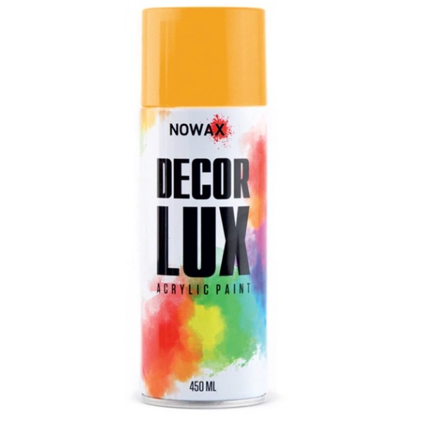 Фото - Фарба для авто NOWAX spray 450 мл жовто-гарячий (NX65054)