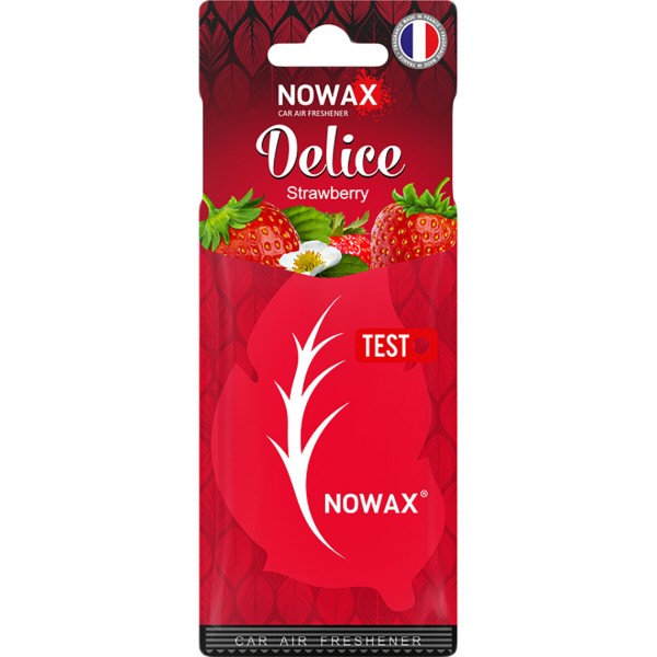 Фото - Ароматизатор для авто NOWAX Delice Strawbеrry (NX00086)