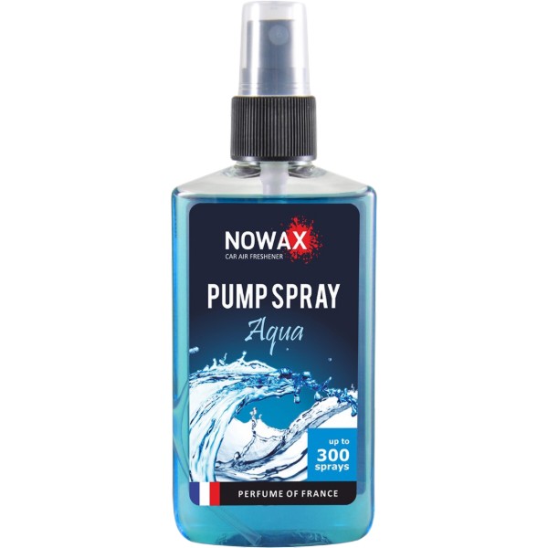 Фото - Ароматизатор для авто NOWAX PUMP SPRAY Aqua 75 мл (NX07516)