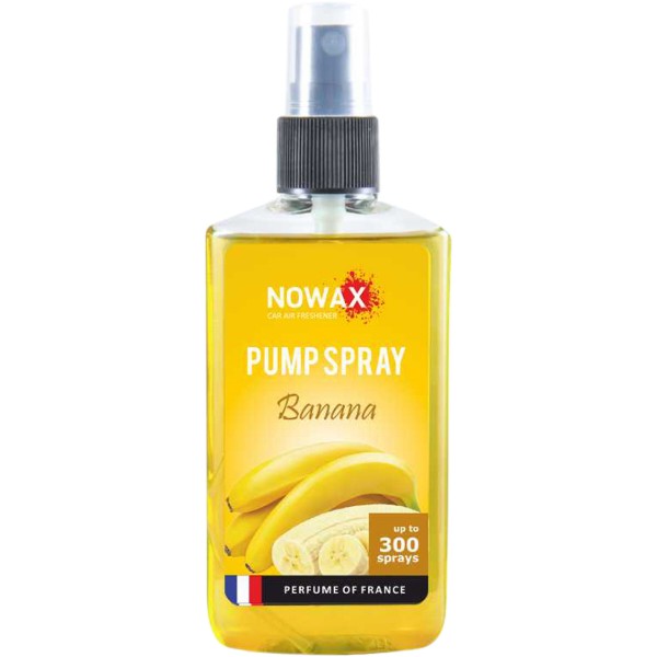 Фото - Ароматизатор для авто NOWAX PUMP SPRAY Banana 75 мл (NX07578) Фото - Ароматизатор для авто NOWAX PUMP SPRAY Banana 75 мл (NX07578)
