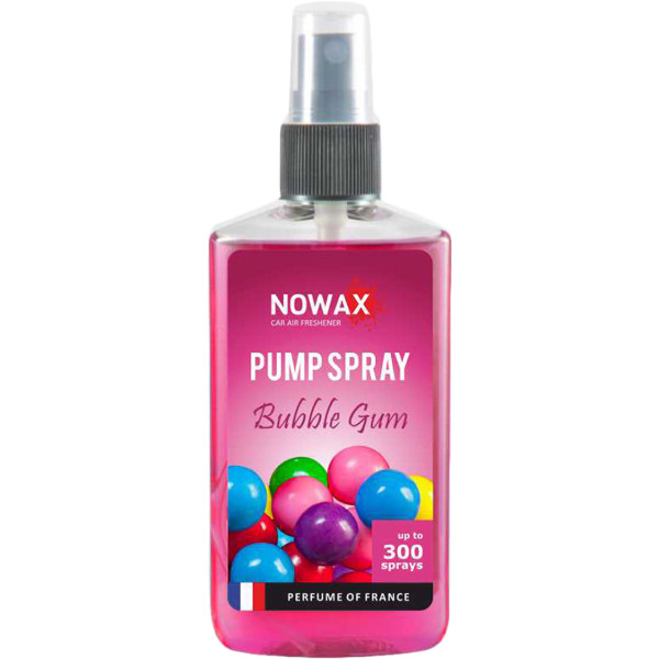 Фото - Ароматизатор для авто NOWAX PUMP SPRAY Bubble Gum 75 мл (NX07526)