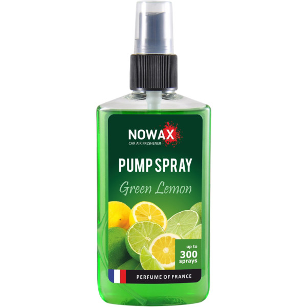 Фото - Ароматизатор для авто NOWAX PUMP SPRAY Green lemon 75 мл (NX07523)