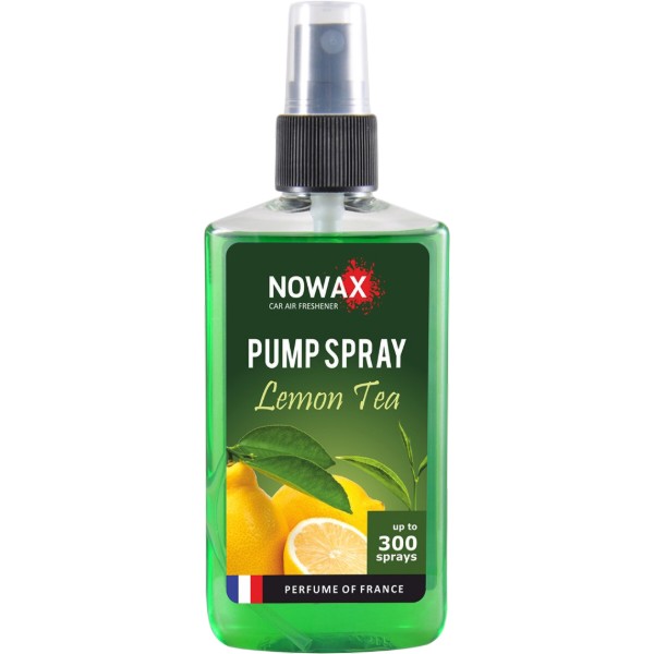 Фото - Ароматизатор для авто NOWAX PUMP SPRAY Lemon tea 75 мл (NX07518)