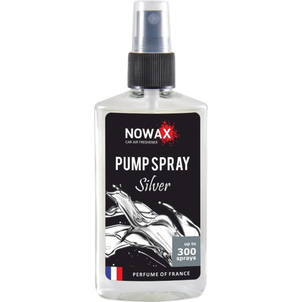 Фото - Ароматизатор для авто NOWAX PUMP SPRAY Silver 75 мл (NX07522)