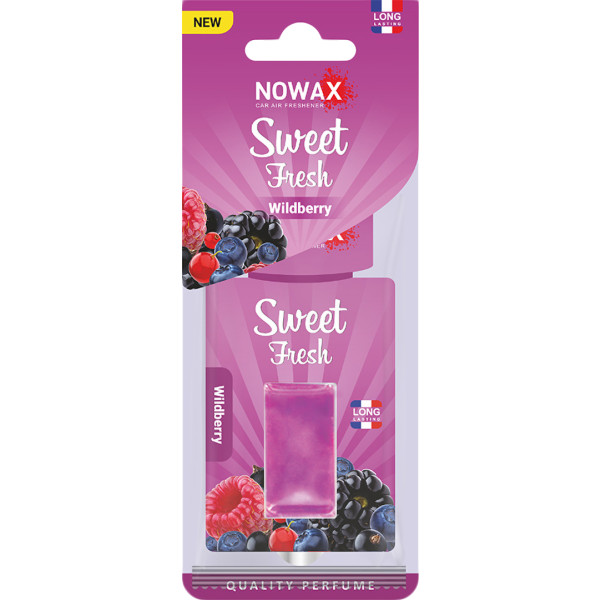 Фото - Ароматизатор для авто NOWAX мембранний Sweet Fresh NEW Wildberry (NX00129)