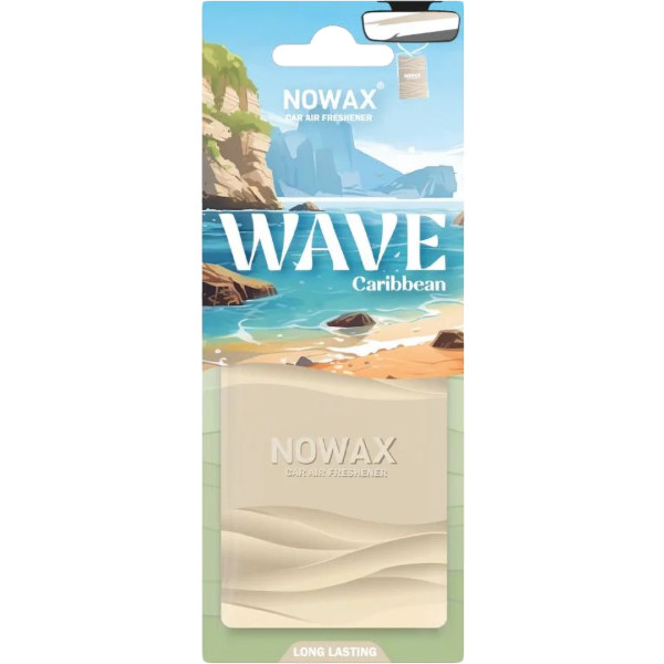 Фото - Ароматизатор для авто NOWAX Wave Caribbean (NX07776)
