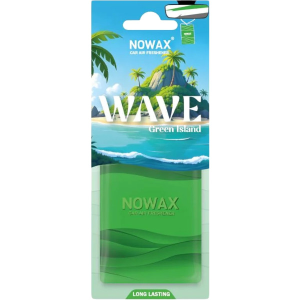 Фото - Ароматизатор для авто NOWAX Wave Green Island (NX07777)