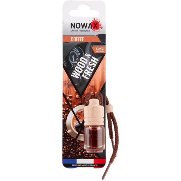 Фото - Ароматизатор для авто NOWAX Wood&Fresh Coffee 5 мл (NX07704) Фото - Ароматизатор для авто NOWAX Wood&Fresh Coffee 5 мл (NX07704)