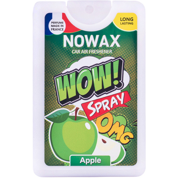 Фото - Ароматизатор для авто NOWAX з розпилювачем WOW Spray 18 мл Apple (NX00136)