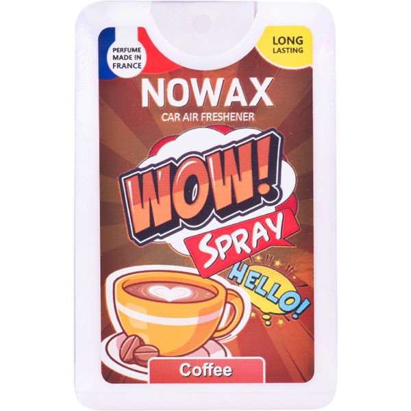 Фото - Ароматизатор для авто NOWAX з розпилювачем WOW Spray 18 мл Coffee (NX00139)