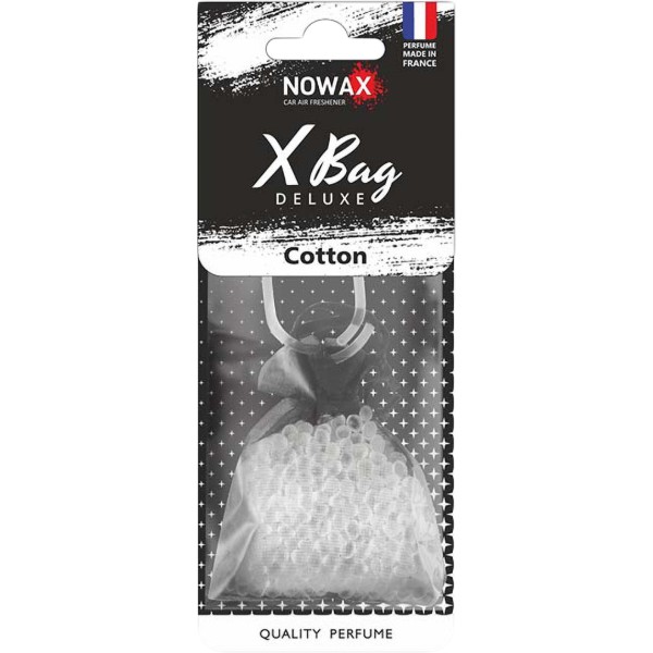 Фото - Ароматизатор для авто NOWAX полимерный X Bag DELUXE Cotton (NX07586)