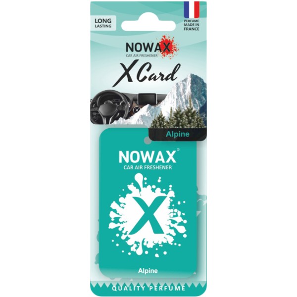 Фото - Ароматизатор для авто NOWAX X CARD Alpine (NX07533)