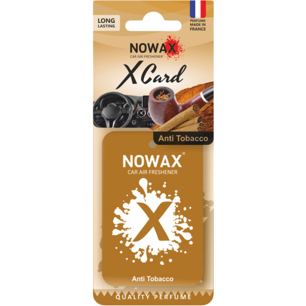Фото - Ароматизатор для авто NOWAX X CARD Anti Tobacco (NX07543)