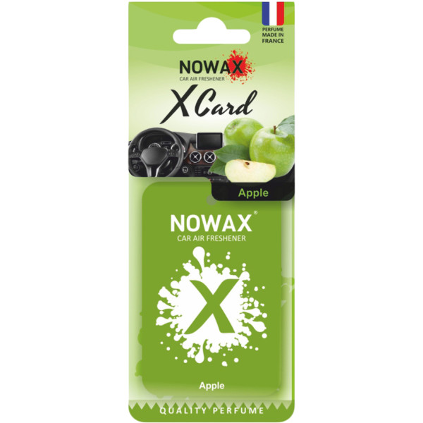 Фото - Ароматизатор для авто NOWAX X CARD Apple (NX07537)