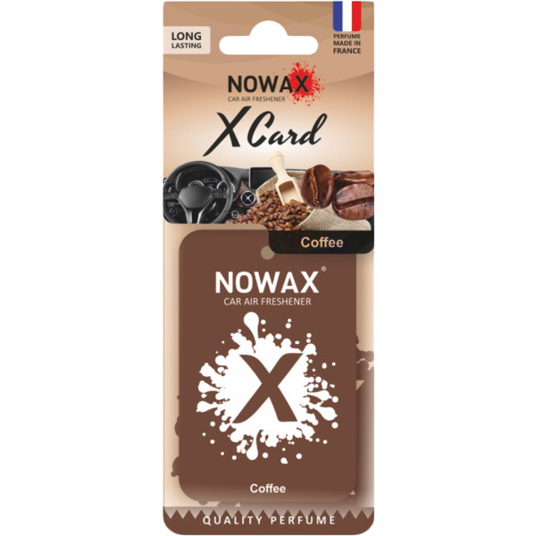 Фото - Ароматизатор для авто NOWAX X CARD Coffee (NX07541)