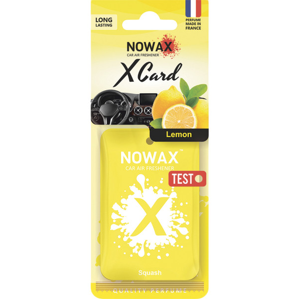 Фото - Ароматизатор для авто NOWAX X CARD Lemon (NX07572)