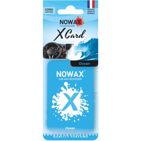Фото - Ароматизатор для авто NOWAX X CARD Ocean (NX07542)