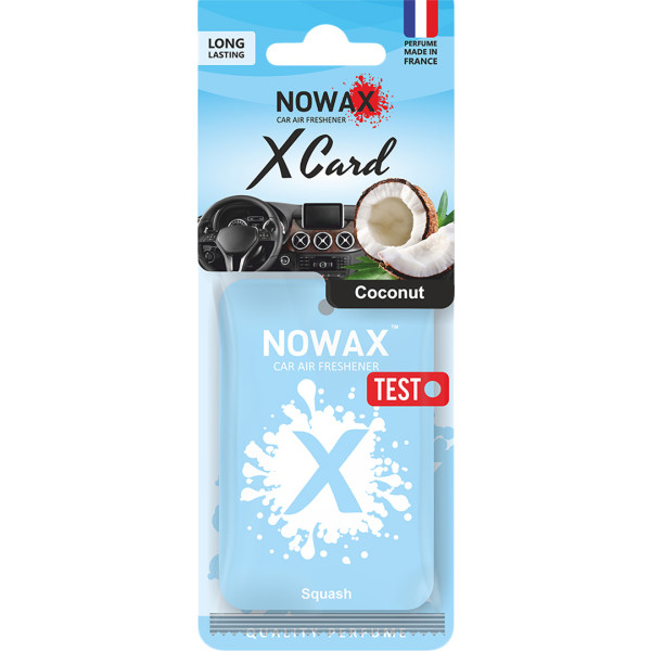 Фото - Ароматизатор для авто NOWAX X CARD Сoconut (NX07571)