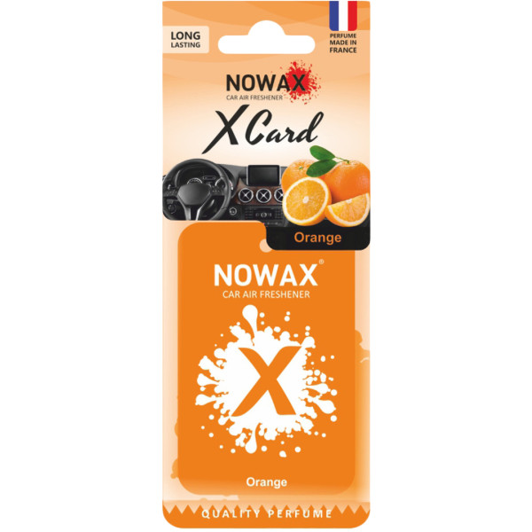 Фото - Ароматизатор для авто NOWAX X CARD Orange (NX07535)
