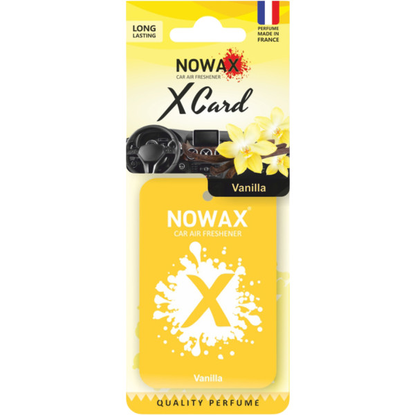 Фото - Ароматизатор для авто NOWAX X CARD Vanilla (NX07536)