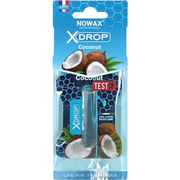Фото - Ароматизатор для авто NOWAX целюлозний з капсулою X Drop Coconut (NX07728)