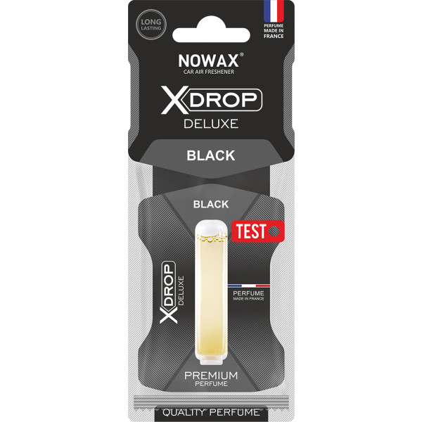 Фото - Ароматизатор для авто NOWAX з капсулою X Drop Deluxe Black (NX00063)