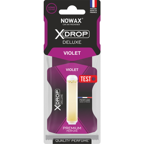 Фото - Ароматизатор для авто NOWAX з капсулою X Drop Deluxe Violet (NX00069)
