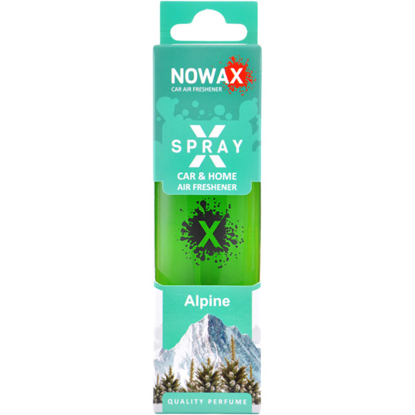 Фото - Ароматизатор для авто NOWAX з розпилювачем X Spray Alpine 50 мл (NX07597)