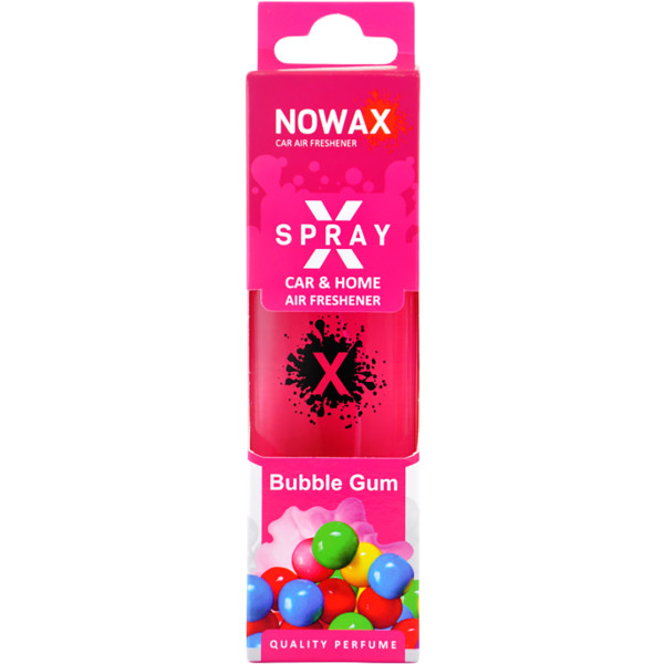 Фото - Ароматизатор для авто NOWAX з розпилювачем X Spray Bubble Gum 50 мл (NX07594)