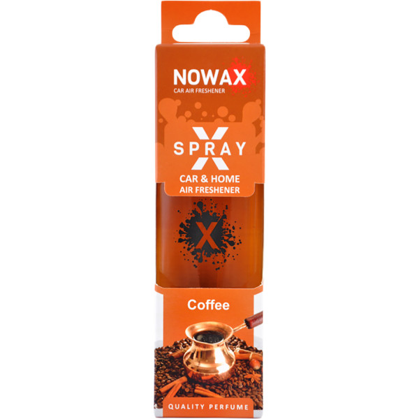 Фото - Ароматизатор для авто NOWAX з розпилювачем X Spray Coffee 50 мл (NX07596)